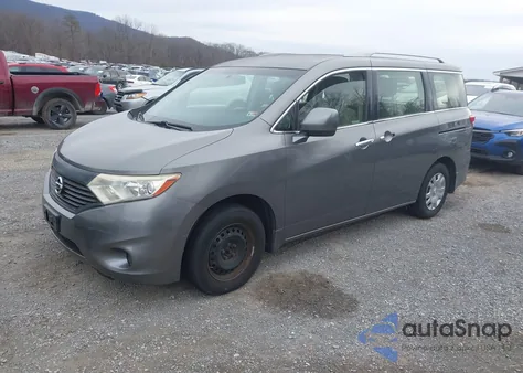 2014 Nissan Quest S from USA, damaged, VIN JN8AE2KP1E9103897